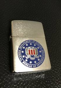 ★★★★ ZIPPO DEPARTMENT OF JUSTICE ★ 希少・ヴィンテージ★ZIPPO ジッポー★ A-VI- 1990年製造