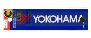 ２枚セット　YOKOHAMA(ヨコハマ)ステッカー小(転写タイプ)白文字【GA12】