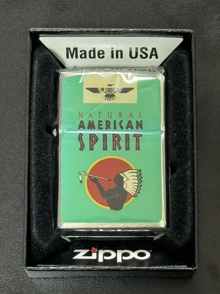 zippo NATURAL AMERICAN SPIRIT 限定品 アメリカンスピリット 2010年製 特殊加工 懸賞品 デットストック シリアルナンバー NO.181 