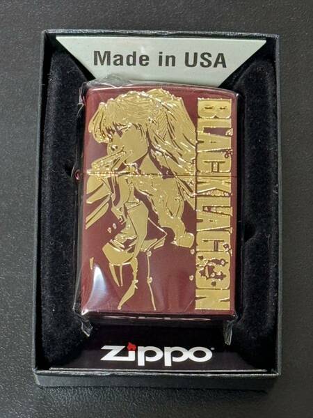 zippo BLACK LAGOON バラライカ ブラックラグーン 両面デザイン 2023年製 RED レッド 両面ゴールド刻印 ケース 保証書