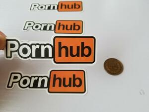 Pornhub ロゴ ステッカー ５枚セット 新品