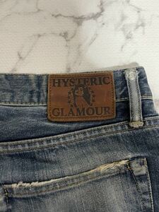 ★HYSTERIC GLAMOUR ヒステリックグラマー　赤耳　隠しリベット　ダメージジーンズ　デニムパンツ ジーパン ジーンズ　メンズ　30