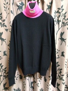 新品 22AW soloist ソロイスト turtle neck sweater タートルネック ニット セーター 44 Pink ナンバーナイン Tシャツ 定価約3.5万円