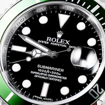 ロレックス サブマリーナ デイト 16610LV ブラック M番 未使用 メンズ 腕時計_画像6
