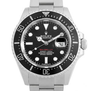  Rolex Sea Dweller Crown less 126600 black Random number used men's wristwatch 