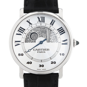 Cartier CPCP Rotond Day &amp; Night W1550151 Используемые мужские часы