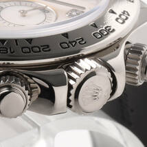ロレックス コスモグラフ デイトナ 8Pダイヤ 16519NG ホワイトシェル A番 中古 メンズ 腕時計_画像7