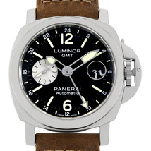 パネライ ルミノール GMT オートマティック アッチャイオ PAM01088 V番 中古 メンズ 腕時計_画像1