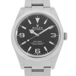 Rolex Explorer I позже введите White 369 214270 Black Random Ban использовал мужские часы