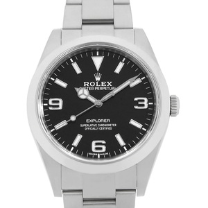 Rolex Explorer I позже введите White 369 214270 Black Random Ban использовал мужские часы