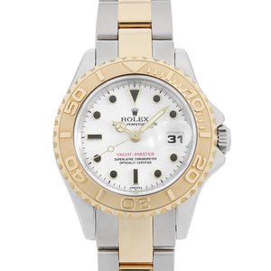 Rolex Yacht Master 69623 White U Ban Используется Ladies Watch