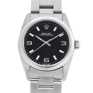 Rolex Oyster Purpetur 77080 Black 369 White Bar D Family Boys (Unisex) Watch