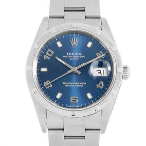 Rolex Oyster Purpetur Date 15210 Blue Fly Fly Arabia y Ban использовал мужские часы