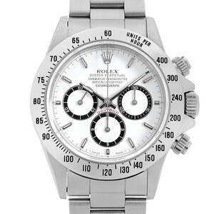 Rolex Daytona 16520 White Single Buckle L B -бан использовал мужские часы