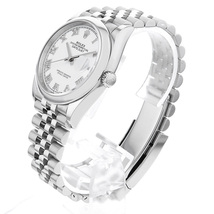 ロレックス デイトジャスト36 126200 ホワイト ローマ 5列 ジュビリーブレス ランダム番 中古 メンズ 腕時計_画像2
