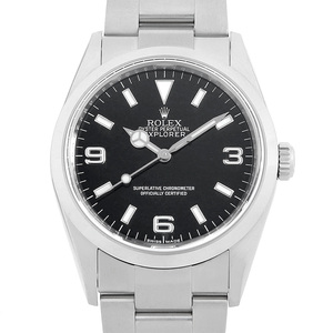Rolex Explorer I 114270 Black v Fun Используемые мужские часы