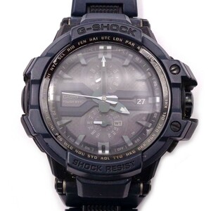 apf601☆【CASIO/カシオ】Gショック タフソーラー メンズ 腕時計 予備コマ有 黒×ネイビー GW-A1000FC G-SHOCK■53B91