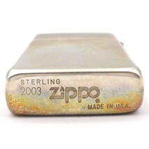 AYA167☆100円スタート・ジャンク【Zippo/ジッポー】スターリング シルバー オイルライター 約5.6×3.1cm■53B75_画像4