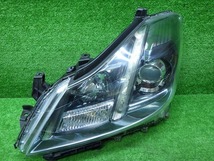 トヨタ 200系 クラウン アスリート 後期 左ヘッドライト HID 30-341 B 割れ有 240226012_画像1