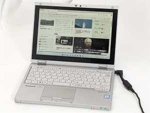 安さで勝負 日本製 タッチok ノートPC 10.1型 Panasonic CF-RZ6RDRVS 中古 第7世代i5 8GB 高速SSD 無線 Bluetooth カメラ Windows11 Office