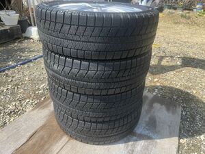 BRIDGESTONE VRX 2013製　165/55R15 タイヤホイールセット、ホイルはガリキズ等は有りません。(使用感は有ります)スタッドレスタイヤ 