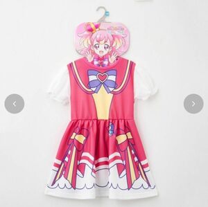 わんだふるぷりきゅあ プリキュア キュアワンダフル なりきり ワンピース 120cm