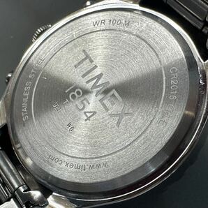 1円〜◆TIMEX タイメックス 1854 クロノグラフ T2N588 ブラックダイヤル クォーツ メンズ腕時計 の画像8