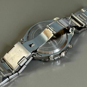 1円〜◆TIMEX タイメックス 1854 クロノグラフ T2N588 ブラックダイヤル クォーツ メンズ腕時計 の画像7