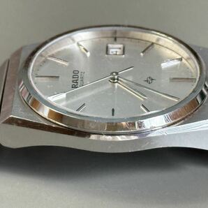 1円〜◆RADO ラドー QUARTZ クォーツ 107.9512.4 シルバーカラー メンズ腕時計 稼働品の画像6