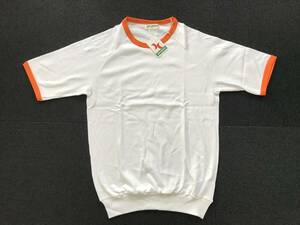 当時物　未使用　デッドストック　Hit Union　ヒットユニオン　半袖Tシャツ　丸首　体操服　品番：585-TC　サイズ：O　　HF1526