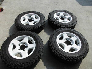 ブラッドレーV 139.7 5J+12　ジムニー 4×4Engineering 185/85R16　ジオランダーMT（18年製） 139.7 BRADLEY JA11 SJ30 JA22 JB23 JB64