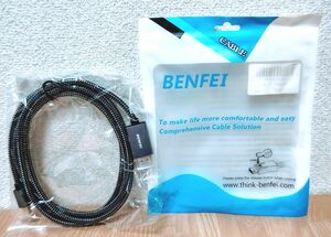 【未使用】BENFEI HDMIケーブル 1本 ☆1.8M グレイ