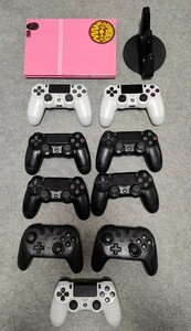 １円~激安スタートSONYワイヤレスコントローラー/PLAYSTATION 2/Nintendo Switchコントローラーまとめ売り