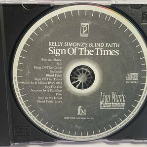 【中古CD】ケリー・サイモン Kelly Simonz's Blind Faith - Sign Of The Times■フィンランド盤の画像3