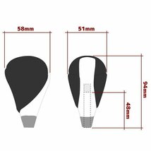 シフトノブ 茶木目 トヨタ ハリアー 60系 クラウン 170系 180系 200系 マジェスタ 210系 ノア ヴォクシー_画像4