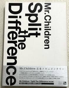 【DVD】Mr.Children / Split The Difference ミスチル LIVE DVD & 音楽ドキュメンタリー