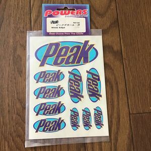 Peak シール　デカール　検　アソシRC10 ヨコモYZ10 ロッシxxx