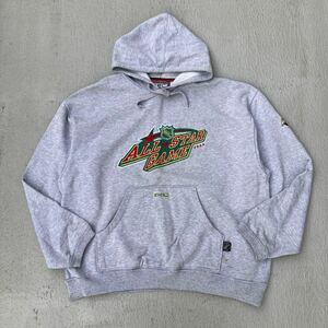 90s NHL CCM スウェット　パーカー　フーディー 長袖　オーバーサイズ　デカロゴ　ストリート　USA 古着