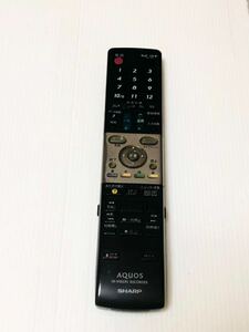 A48 送料無料　シャープ 純正 リモコン LR02 送料無料GA651PA 動作品　DVDレコーダー DV-AC82 