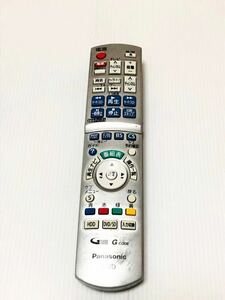 D39 送料無料 Panasonic N2QAYB000186 ポータブルテレビ用リモコン 動作品