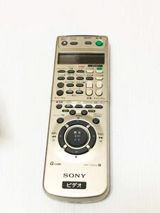 D47 SONY RMT-V289A Wビデオデッキ用 リモコン 動作品