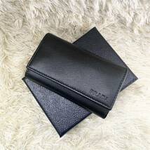 ☆極美品☆PRADA プラダ エンボス キーケース ブラック NERO 6連_画像2