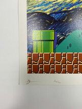 DEATH NYC 額なし 世界限定100枚 アートポスター スーパーマリオブラザーズ Super Mario Bros. 現代アート_画像4