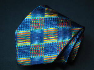 beautiful goods [MISSONI Missoni ]A2030 ITALY Italy made pattern SILK brand necktie old clothes superior article 