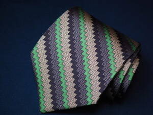  beautiful goods [MISSONI Missoni ]A2052 ITALY Italy made pattern SILK brand necktie old clothes superior article 