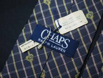 未使用品【CHAPS Ralph Lauren チャップス ラルフローレン】A2567 グレー系 SILK ブランド ネクタイ 良品 ラルフ 古着 高級_画像3