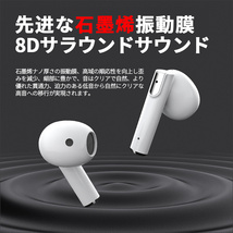 イヤホンワイヤレス Bluetooth5.3 ブルートゥース 最新版 高音質 片耳 重低音 軽量 防水 マイク付き iPhone Android Hi-Fi_画像3