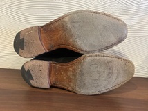 クロケット&ジョーンズ　CROCKETT&JONES　ビームス　シングルモンク　バックスキン　ブラック　5 1/2 中古　_画像7