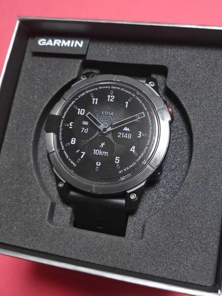 ガーミン　エピックス　GARMIN EPIX SAPPHIRE CARBON GRAY　DLC TI BLACK