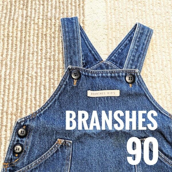 BRANSHES ジャンパースカート デニム 90 ワンピース